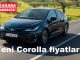 Yeni Toyota Corolla Sedan fiyat listesi