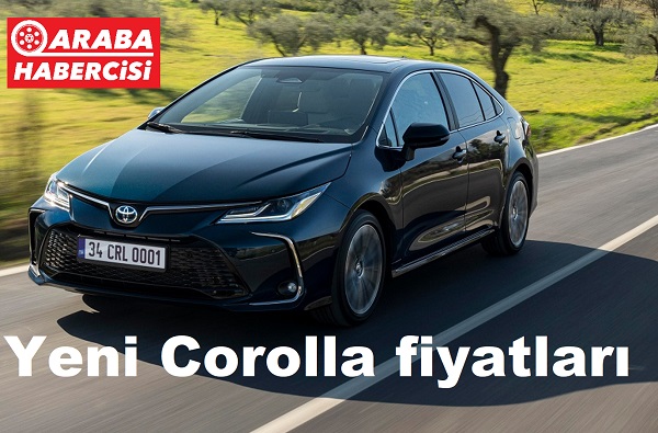 Yeni Toyota Corolla Sedan fiyat listesi