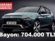 2023 Hyundai Bayon Fiyat Listesi Mart