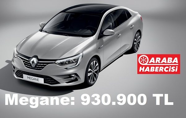 2023 Renault Megane fiyat listesi Mart.