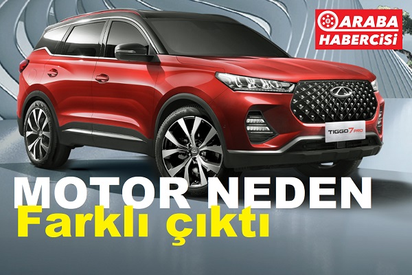 Chery farklı motor açıklaması 2023