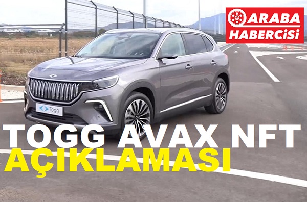 TOGG AVAX NFT açıklaması.