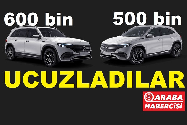Mercedes EQA EQB fiyat listesi 2023