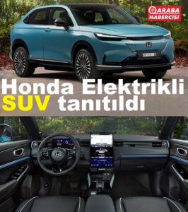 TOGG rakibi elektrikli SUV Honda