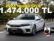 2023 Honda Civic Fiyat Listesi Haziran
