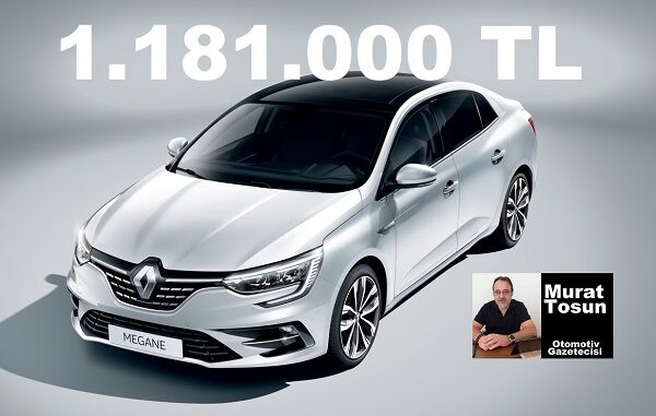 2023 Renault Megane Fiyat Listesi Haziran