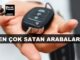 En çok satan araçlar açıklandı 2023