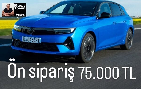 Opel Astra Elektrikli satışa sunuldu 2023