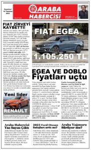 Fiat Egea Sedan Temmuz 2023 Fiyat Listesi