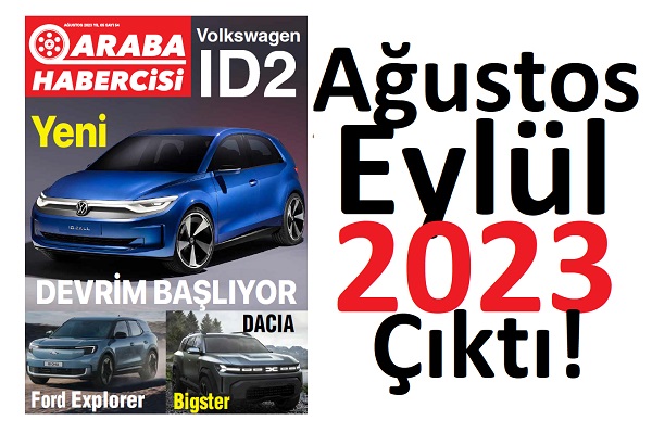 Otomobil Dergileri Ağustos 2023 Sayıları.