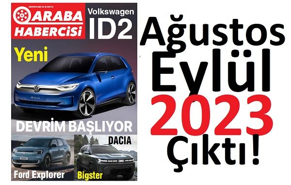 Otomobil Dergileri Ağustos 2023 Sayıları.