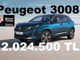 Peugeot 3008 Temmuz 2023 Fiyat Listesi.