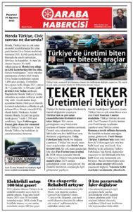 Otomotiv Gazete Sayfaları 21 Ağustos 2023.