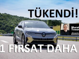 Renault Megane Elektrikli fiyat listesi.