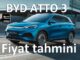 BYD ATTO 3 Fiyat Tahmini