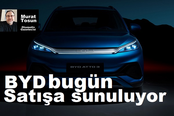 BYD Atto 3 Fiyat Listesi 2023