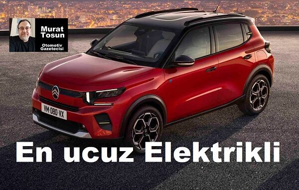 Yeni Citroen C3 Elektrikli Ekim 2023