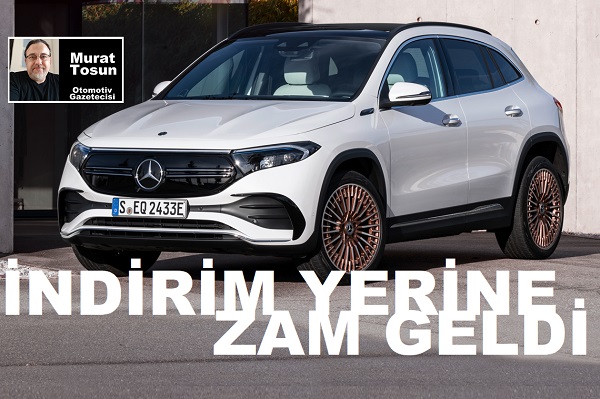 Mercedes EQA Fiyat Listesi Kasım 2023