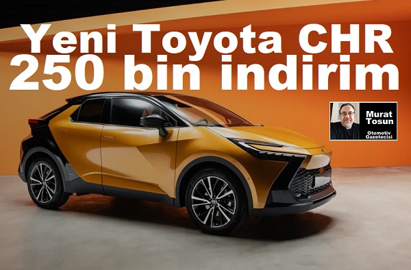 Toyota CHR Fiyat Listesi Kasım 2023.