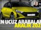 En Ucuz Arabalar Aralık 2023