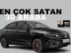 En çok satan arabalar Kasım 2023.