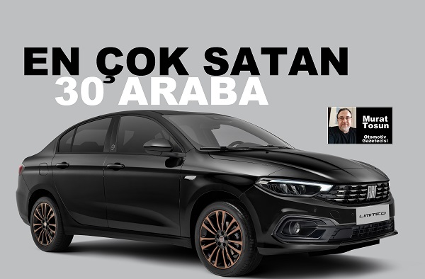 En çok satan arabalar Kasım 2023.