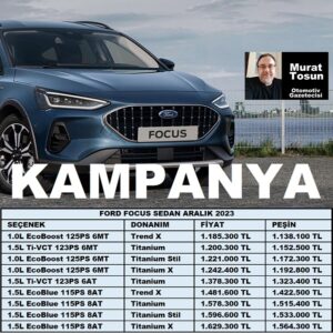 Ford Focus Sedan Kampanya Aralık 2023