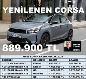 Opel Kampanya Aralık 2023 Corsa