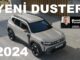 Yeni Dacia Duster 2024 EV Araba.