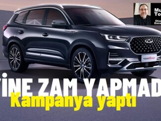 Chery Tiggo Fiyat Listesi Ocak 2024.