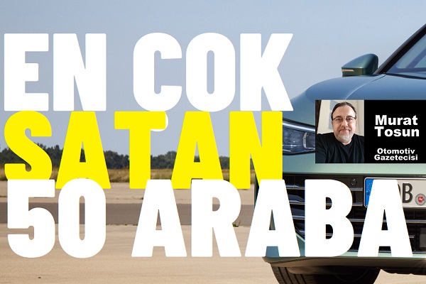 En çok satan arabalar 2023 Toplam.