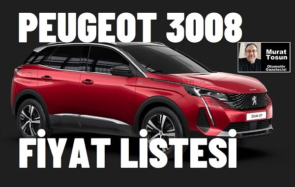 Peugeot 3008 Fiyat Listesi Ocak 2024