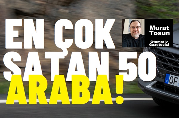 En çok satan arabalar Ocak 2024.