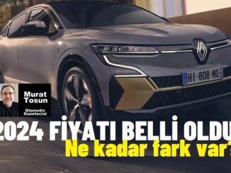 Renault Megane ETech Fiyat Listesi 2024