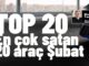 2024 en çok satan arabalar Şubat.