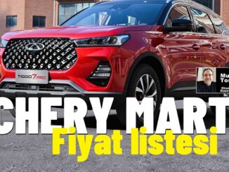 Chery Fiyat Listesi Mart 2024