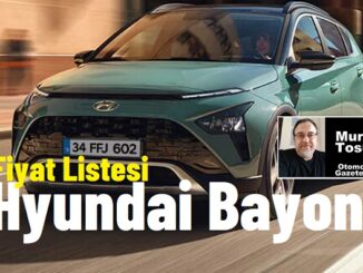 Hyundai Bayon Fiyat Listesi Mart 2024.
