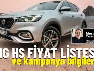 MG HS Fiyat Listesi Mart 2024.