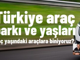 Türkiye Araç Parkı ve Ortalama Yaşı.