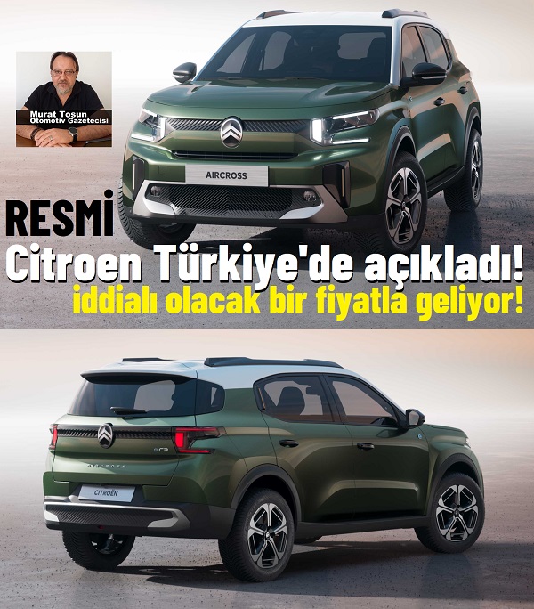 Yeni Citroen C3 Aircross 2024