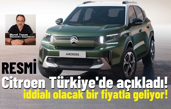 Yeni Citroen C3 Aircross 2024.