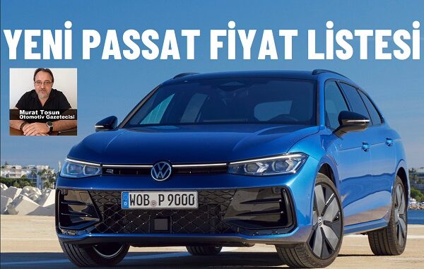 Yeni Passat Fiyat Listesi 0 km.