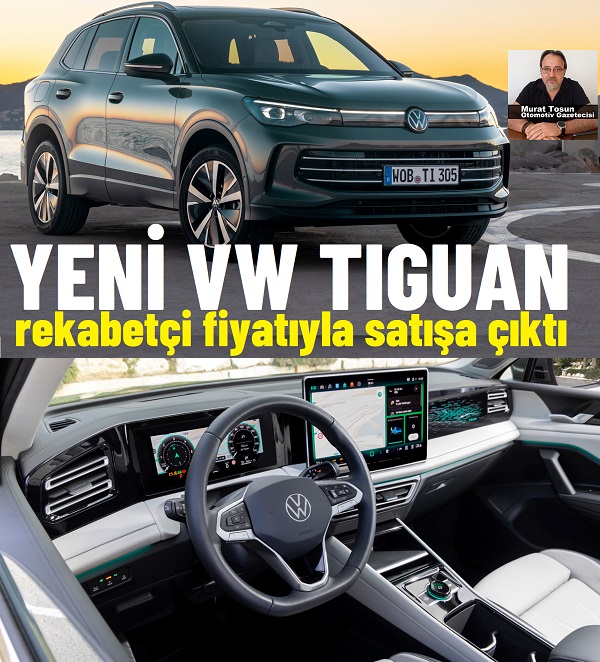 Yeni Volkswagen Tiguan Fiyat Listesi 2024