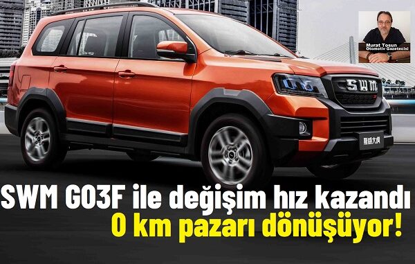 1 milyon TL SUV SWM G03F.