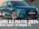 Audi A3 Fiyat Listesi Mayıs 2024.