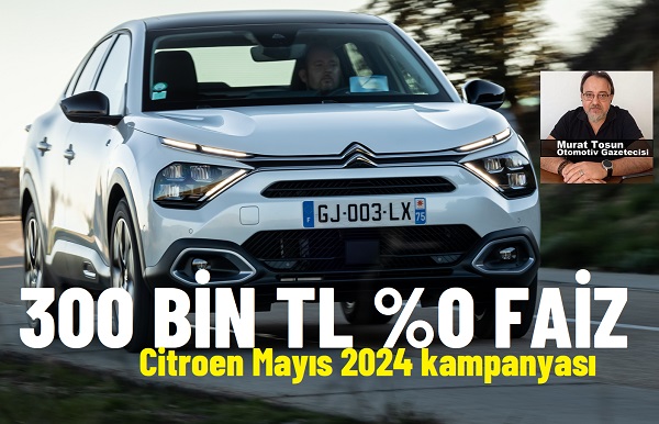 Citroen Kampanya Mayıs 2024 0 km.