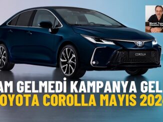 Toyota Corolla Sedan Fiyatları Mayıs 2024.