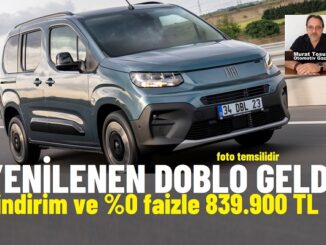 Yeni Fiat Doblo Fiyat Listesi 2024