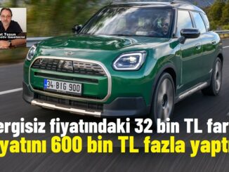 Yeni MINI Countryman fiyat listesi 2024.