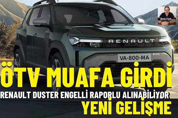 Renault Duster engelli ÖTV